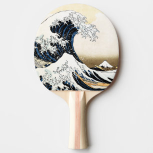Pala De Ping Pong La Gran Ola Fuera de Kanagawa Hokusai, arte japoné