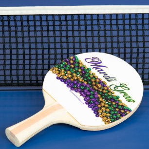 Pala De Ping Pong La imagen icónica de SlipperyJoe con tema de Mardi