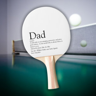 Pala De Ping Pong La mejor definición de papá papá papá del mund