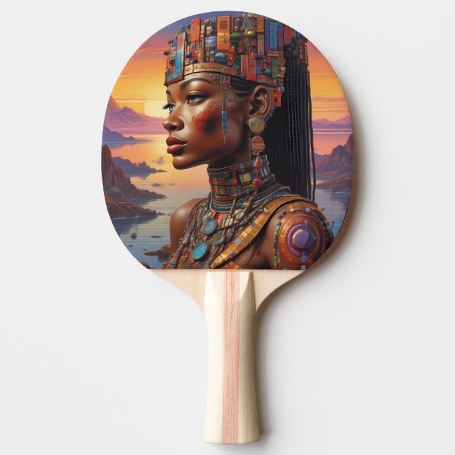 Pala De Ping Pong La mirada de Cleopatra (Anverso)