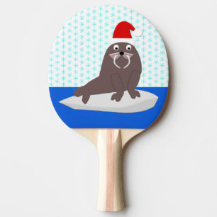 Pala De Ping Pong La morada de los Navidades y los copos de nieve