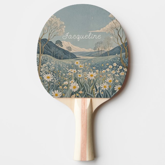 Pala De Ping Pong La pradera lunar personalizada (Anverso)