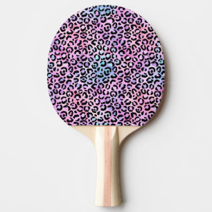Pala De Ping Pong La Serie Leopardo Irisado Diseño 4