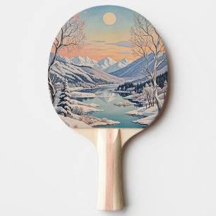 Pala De Ping Pong La tranquilidad del invierno
