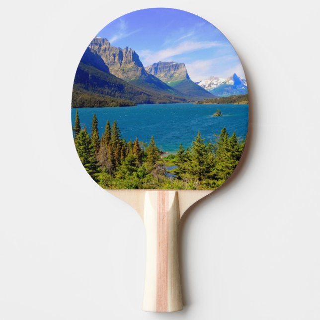Pala De Ping Pong Lago st. Mary, Parque Nacional Glacier, Montana (Anverso)