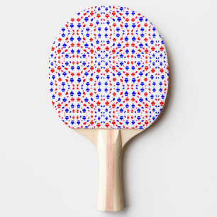 Pala De Ping Pong Lanzamiento de patrón abstracto multicolor de cora