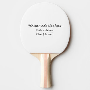 Pala De Ping Pong Las cocinas caseras agregan tu nombre de texto per
