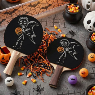 Pala De Ping Pong Las hadas de calabaza se divierten en Halloween