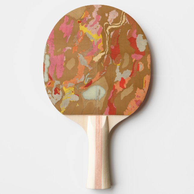 Pala De Ping Pong Lavabo de Nevada geológico (Anverso)