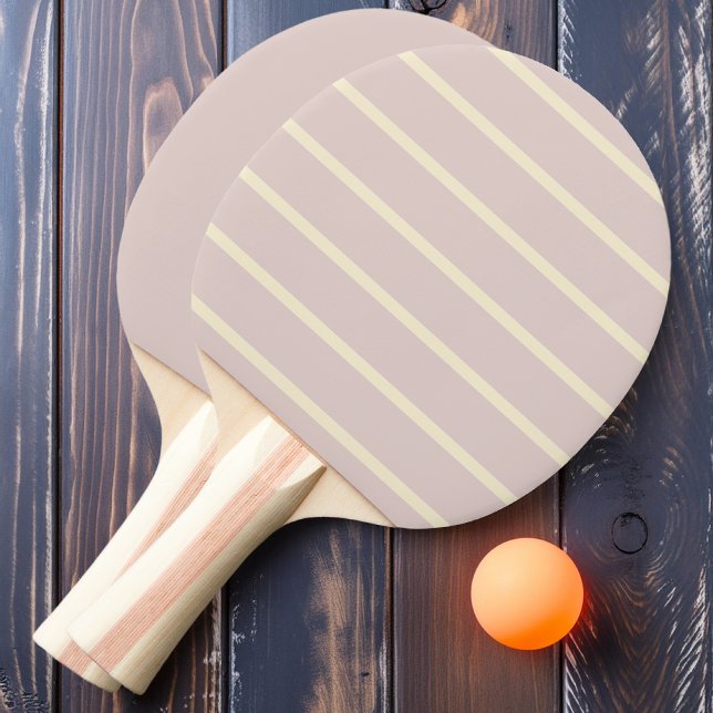 Pala De Ping Pong Lavanda Beso Rayado y Sólido (Subido por el creador)