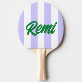 Pala De Ping Pong Lavender de ensueño y Esmeralda