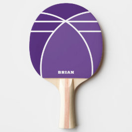 Pala De Ping Pong Lavender Personalized Ping Pong Paddle with Name