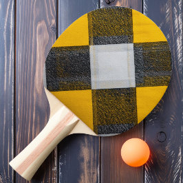 Pala De Ping Pong Lemon Zest Plaid