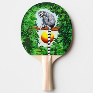 Pala De Ping Pong Lemur de Madagascar