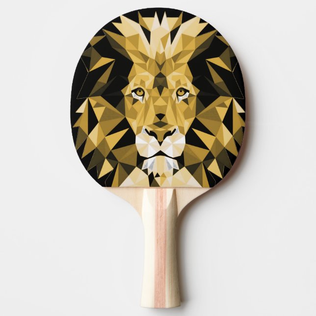 Pala De Ping Pong León marrón (Anverso)