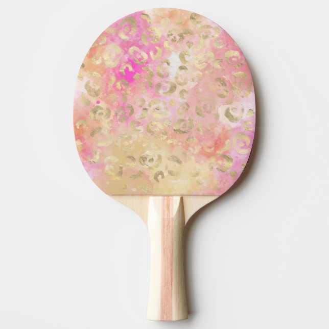 Pala De Ping Pong Leopard Paint Series Design 5 (Anverso)
