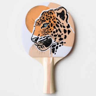 Pala De Ping Pong Leopard Print Ping Pong Paddle