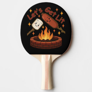 Pala De Ping Pong Let’s Get Lit Fogata – Malvavisco y Hot Dog Lindos