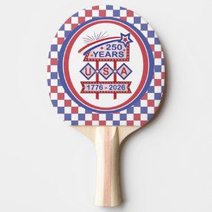 Pala De Ping Pong Letrero de marquesina del 250 aniversario Retro US