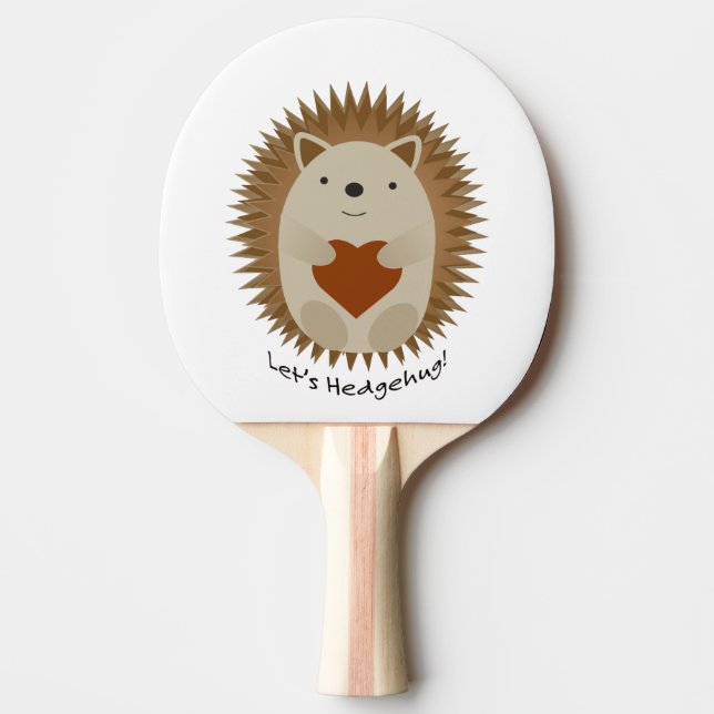 Pala De Ping Pong Lets Hedgehug Hegehog (Anverso)