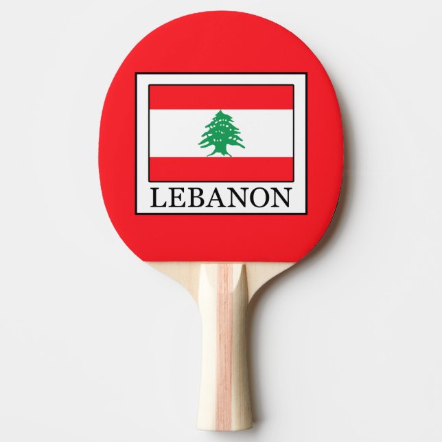 Pala De Ping Pong Líbano (Anverso)