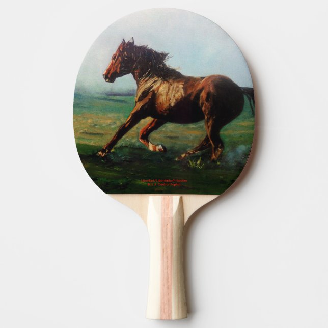 Pala De Ping Pong Libertad/Liberdade/Freedom (Anverso)