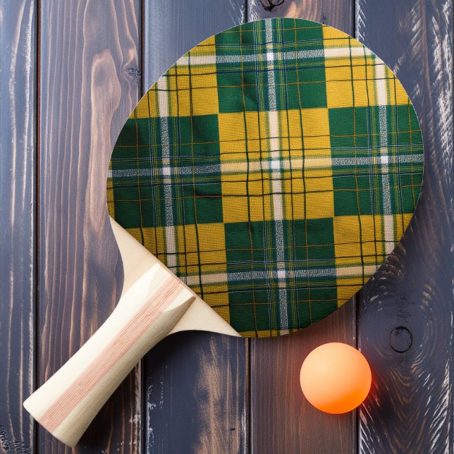 Pala De Ping Pong Lime Blossom Plaid (Subido por el creador)