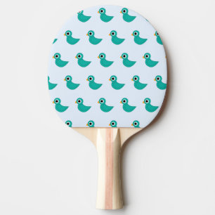 Pala De Ping Pong Lindo pájaro azul