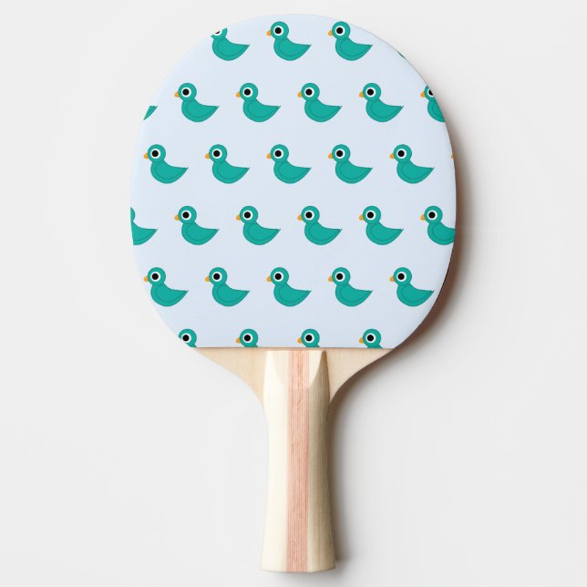 Pala De Ping Pong Lindo pájaro azul (Anverso)