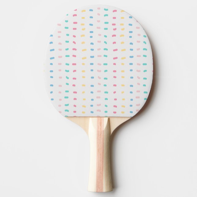 Pala De Ping Pong Líneas de patrón (Anverso)