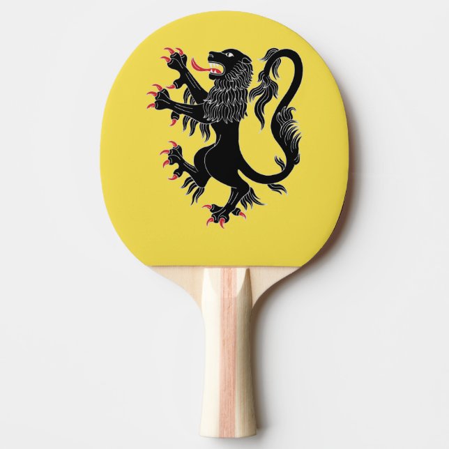 Pala De Ping Pong Lion Rampant Sable (Anverso)