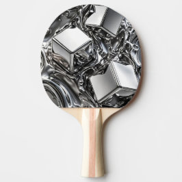 Pala De Ping Pong Liquid Chrome Skateboard - Metal Plateado Espejo