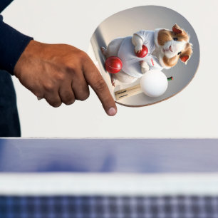 Pala De Ping Pong Listo Para El Lanzamiento, Cricketer Cobaya