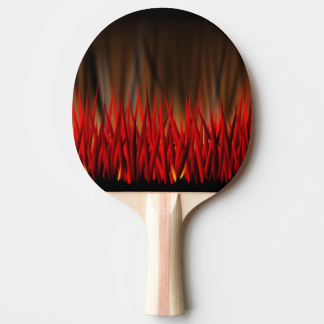 PALA DE PING PONG LLAMAS DE INCENDIO (Anverso)