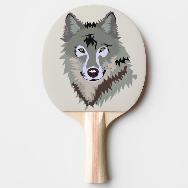 Pala De Ping Pong Lobo animado (Anverso)