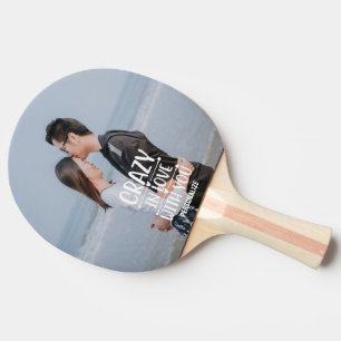Pala De Ping Pong Loco En El Amor Ping Pong Paddle