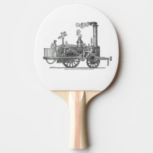 Pala De Ping Pong Locomotora de trenes de vapor temprano