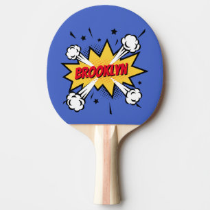 Pala De Ping Pong Logo de la convocatoria de un libro de historietas