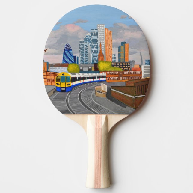 Pala De Ping Pong London Overground Ping Pong Paddles (Anverso)