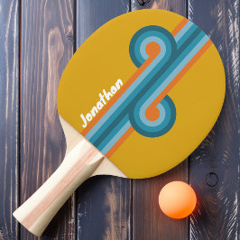 Pala De Ping Pong Loop retro con nombre