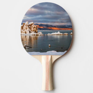 Pala De Ping Pong Los E.E.U.U., California, salida del sol en el