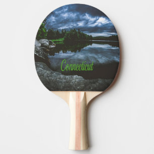 Pala De Ping Pong Los hermosos árboles del lago de Connecticut