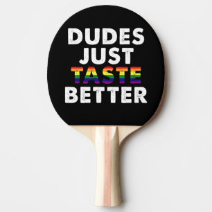 Pala De Ping Pong Los Tipos Saben Mejor Regalo para el Orgullo Gay