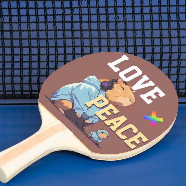 Pala De Ping Pong LOVE × CAPYBARA - Custom (Subido por el creador)