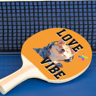 Pala De Ping Pong LOVE × SHIBA - Custom