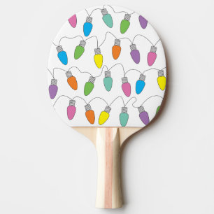 Pala De Ping Pong Luces de Navidad