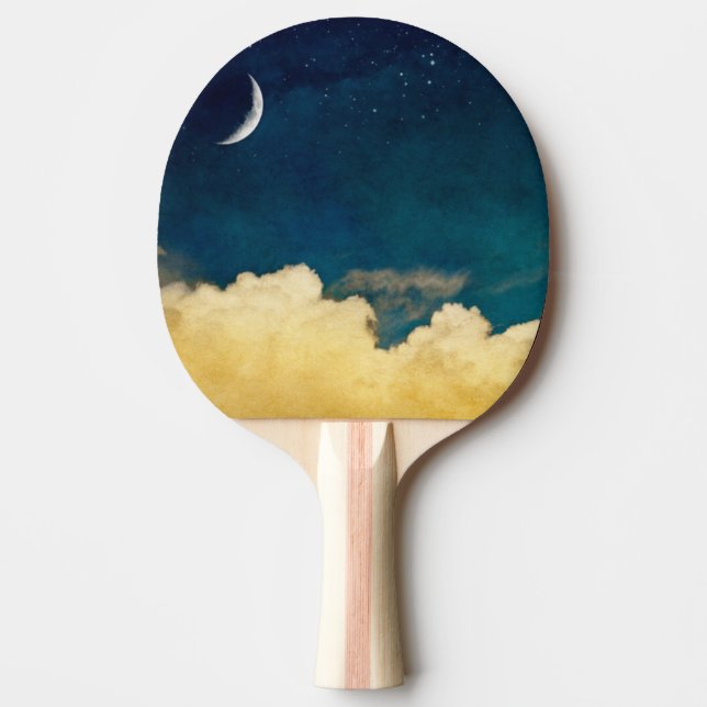 Pala De Ping Pong Luna y Cloudscape (Anverso)
