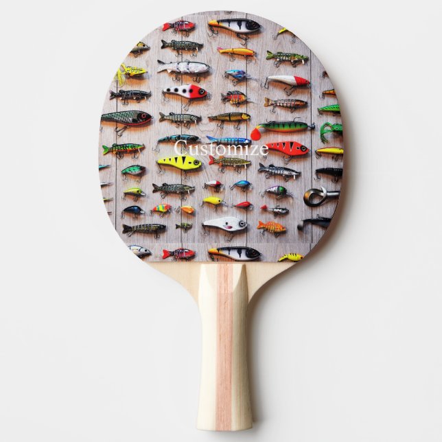 Pala De Ping Pong Lures Thunder_Cove de pesca clásica (Anverso)