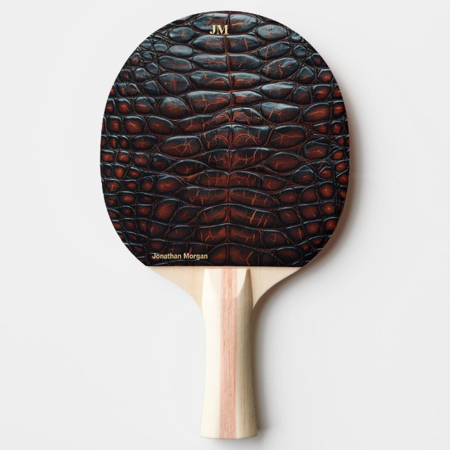 Pala De Ping Pong Luxury Executive Monogram Premium Leather  (Anverso)