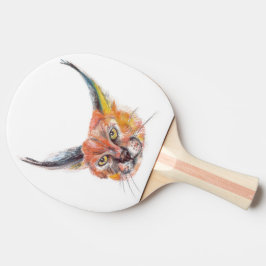 Pala De Ping Pong Lynx Ping Pong Paddle, Red Rubber Back